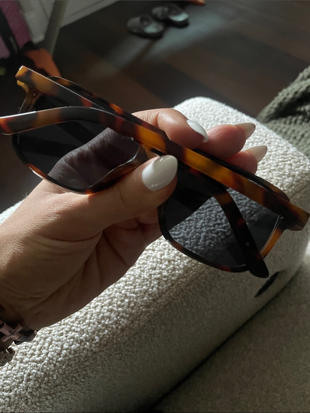 Tortoiseshell Aviator Sunglasses - Picture 2 of 2
